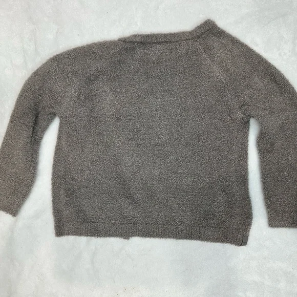 Barefoot Dreams Cozychic lite Kids Cardi and pant Set - Gray 12 - 18 months